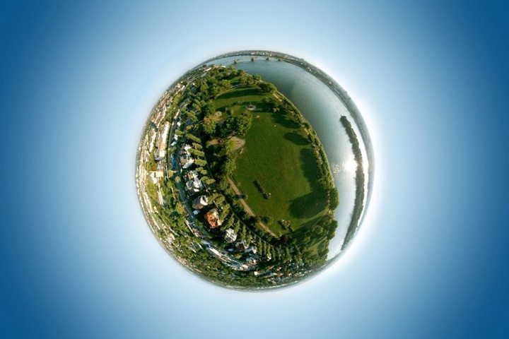 DJI Spark 「球形全景」拍攝模式